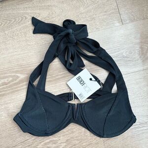 Beachriot Blair Top Black Swimwear size Large